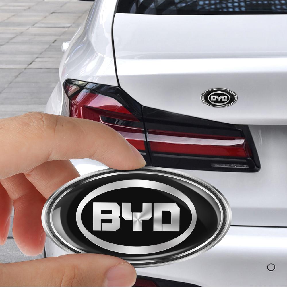 3D Aluminium Car Sticker Auto Badge Body Rear Trunk Cover Sticker For BYD Han EV Tang Dm Qin Song Seal U Sealion 7 Yuan F0 G3 I3