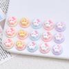 20 Pcs New Resin Cute Cartoon Kitten Pudding Flat Bottom Scrapbook Diy Jewelry Gift Bow Knot Decorate Hairpin Accessories A22