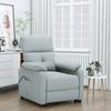 Fauteuil électrique de massage  clair Tissu