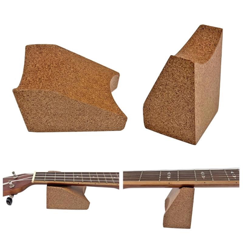 Natural Cork Guitar Neck Support Pillow Guitar Maintenance Neck Support Pillow Stand Guitar Neck Rest Cradles Enduring