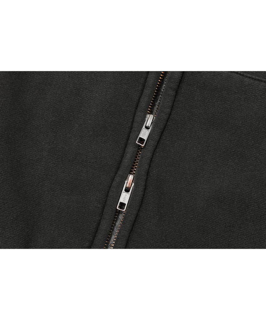 Cpgn Studio [2-Way] Cp Line Pigment Zip-Up Hoodie Smoke Black