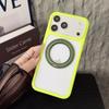 iPhone 17 Magnetic Transparent Case with Rotating Stand, 15 Colored Edges, and Drop-Proof Design for Apple 16 Pro Max.