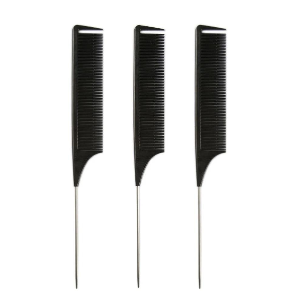 Plastic Styling Tools Professional Pointed Tail Comb Dye Hair Highlights Comb Styling Combing Hairdressing Hair Shop Hair Tools