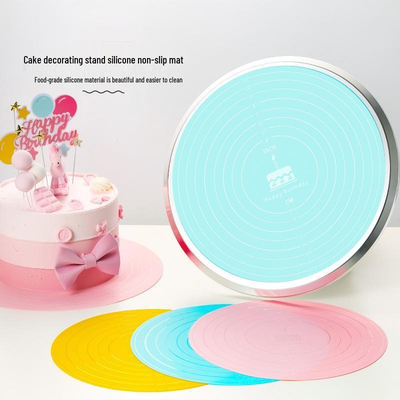 Doreen Silicone Cake Turntable Mats & Covers