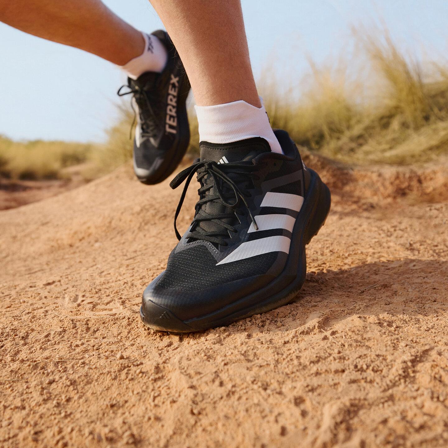 Adidas Agravic Trail Running Shoes Unisex Black White 43