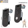 Zinc Alloy MS609 Plane Lock Bounce Handle Cabinet Lock Compression Cams for Electric Cabinet Door Fire Cabinet RV