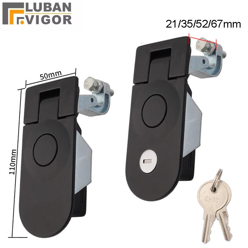 Zinc Alloy MS609 Plane Lock Bounce Handle Cabinet Lock Compression Cams for Electric Cabinet Door Fire Cabinet RV