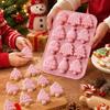 Heat-Resistant Christmas Tree Mold 12 Cavity Chocolate Mold Resin Craft Mold  DIY Craft Projects