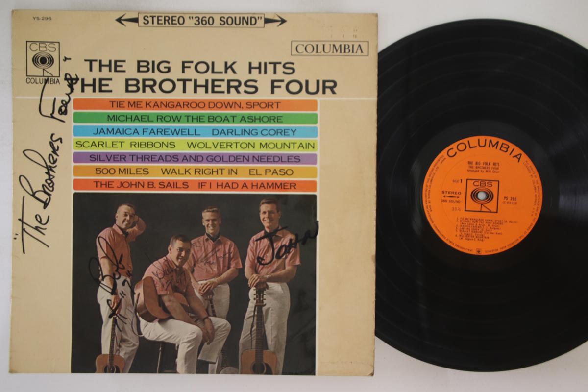 

LP Пластинка BROTHERS FOUR - Big Folk Hits YS296 COLUMBIA 1963 Япония Фолк Б/У