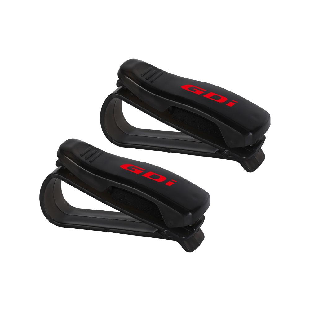 1/2PCS Car Glasses Clip Auto Sun Visor Sunglasses Storage Accessories For HYUNDAI GDI i20 i30 Tucson i10 ix35 i40 Veloster Wagon RR9