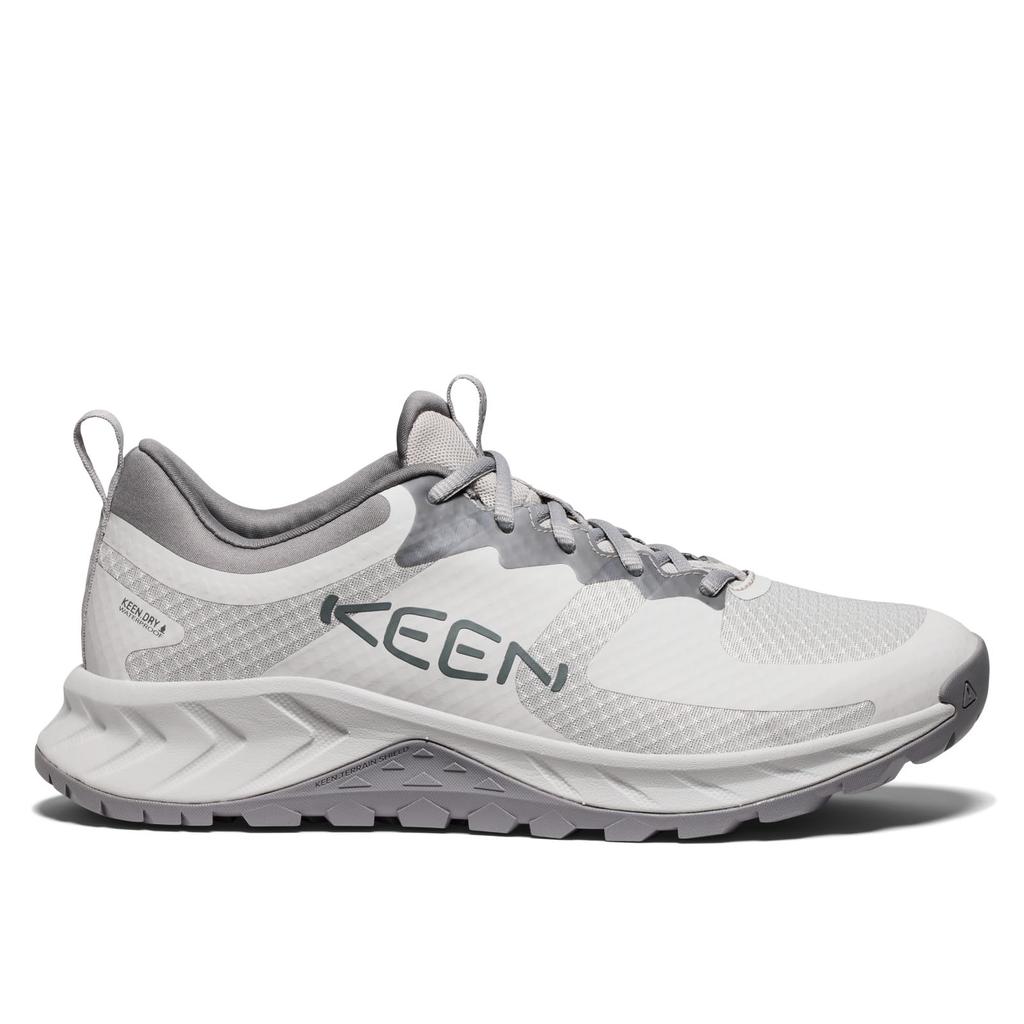 KEEN Versacore WP Waterproof Trekking Silver Size cm Men's Shoes, Lining/Scarlet Ibis, 26.0