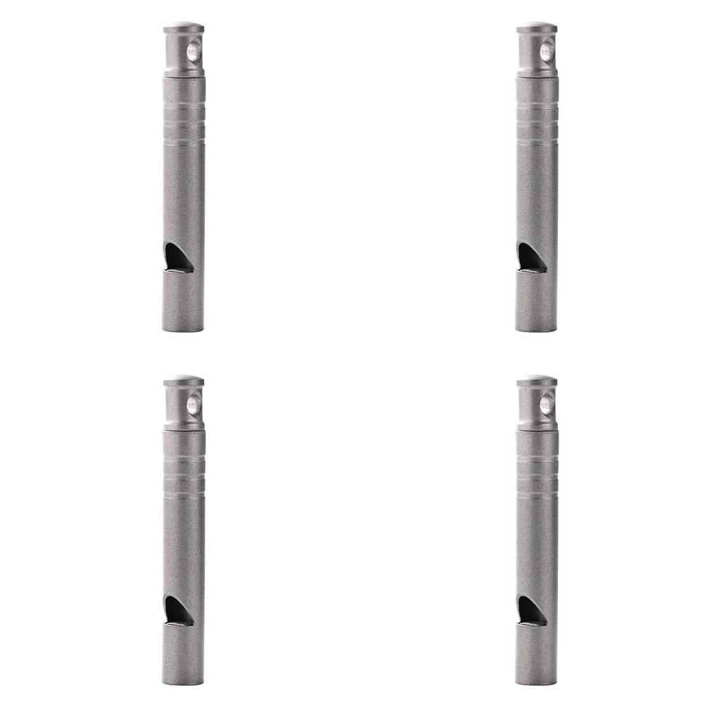 Outdoor Mini EDC Whistle Necklace Ultralight Single Tube Referee Whistle High Decibel Survival Whistles for Hiking Camping Trip
