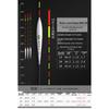 Thickened Tail High Sensitivity Black Fishing Float for Carp and Crucian with High Buoyancy