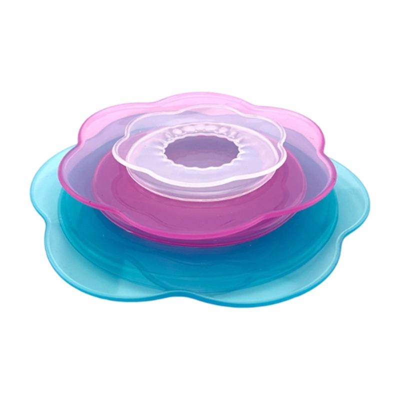 

Elastic Silicone Food Covers Universals Fit Bowls Plates Dishwasher Microwave Safe Durable Leakproof Lids 1