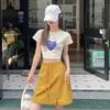Korean Short Skirt White Skirt Women's Summer New Fashion Casual Anti-exposure Lining Skirt Straight Skirt