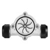 G1Celsius4  Thread Port Female to Female   Meter Indicator for PC Water Cooling 8 Impellers(Black)
