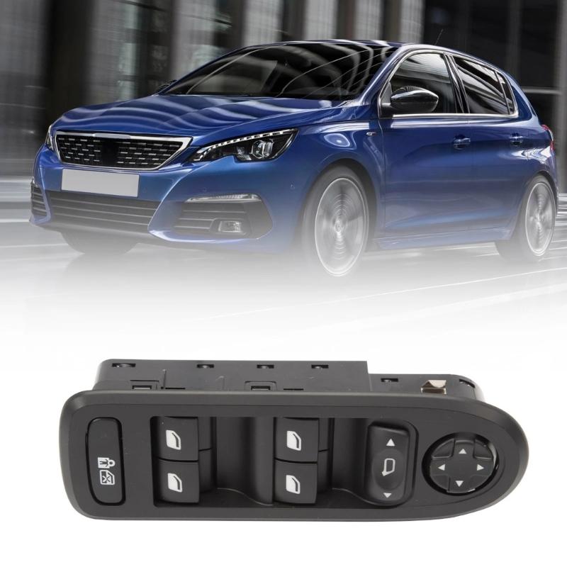 Window Lift Switch Mirror Control Button 96644915 96644915XT 30170396 for 308 508 C5 2008-2013 Replacement Part