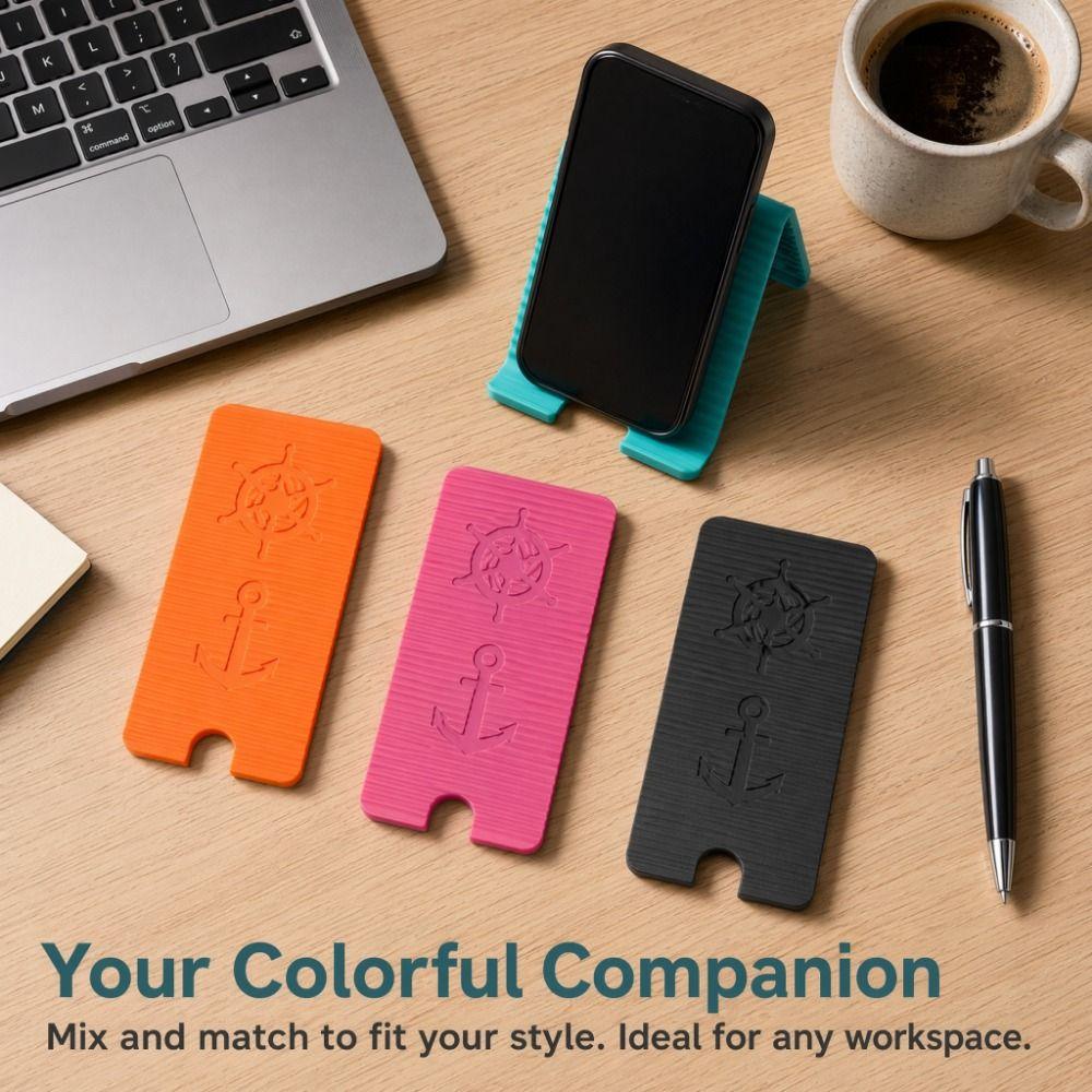 Foldable Foldable Phone Holder Silicone Flexible Phone Bracket Desktop Tablet Stand  Filming