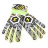 1 Pair Kids Soccer Gloves Latex Collision Resistance Football Goalkeeper Gloves for Grip Finger Guard Yellow Size 6