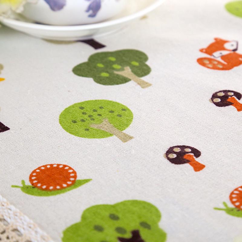 1PC Microwave Oven Machine Washable Cloth Cover Multi-purpose Cotton Linen 100*35cm Grease Proof Cover Kitchen Decor Dust Cover