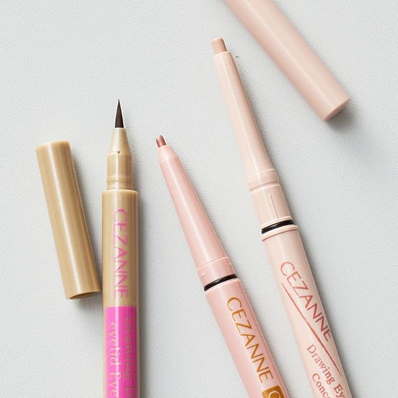 

[Cezanne] 3 типа средств для создания объема эгё-саль (выберите 1) Drawing Point Glitter Gel Eyeliner