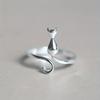 1 Piece Simple Cute Kitten Ring with Open Cat Ears