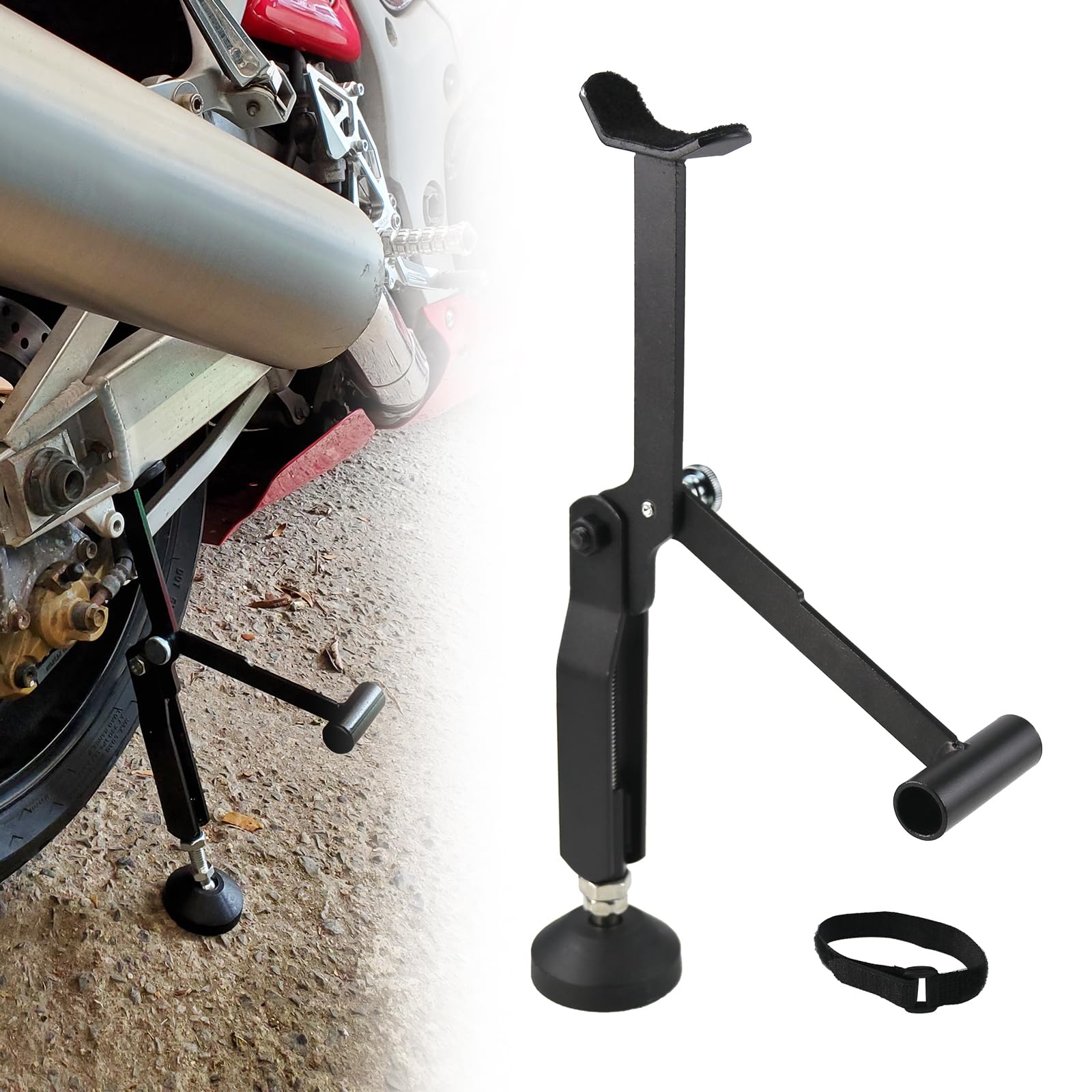 

Sporacingrts Подставка-подъемник для маятника, Подставка для обслуживания, Чистка цепи, Грузоподъемность 661,1 фунта (300