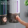 Manual Soap Dispenser Shower Gel Shampoo Hand Sanitizer Liquid Containers Light Luxury Press-type Non-Perforating Soap Dispenser