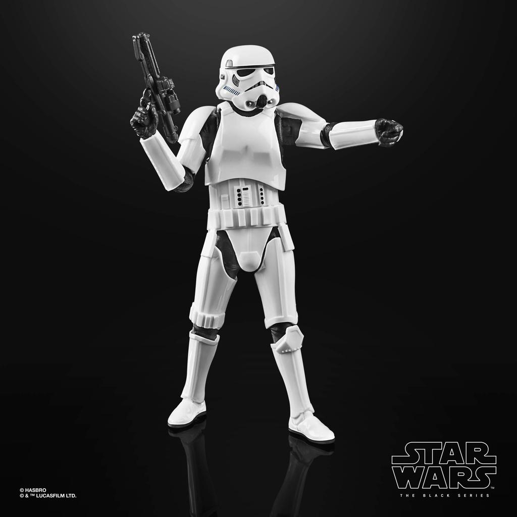 Hasbro Star Wars Black Series Imperial Stormtrooper and Mandalorian 15cm Collectible Action Ages Authentic Figure, 4+, E9352,