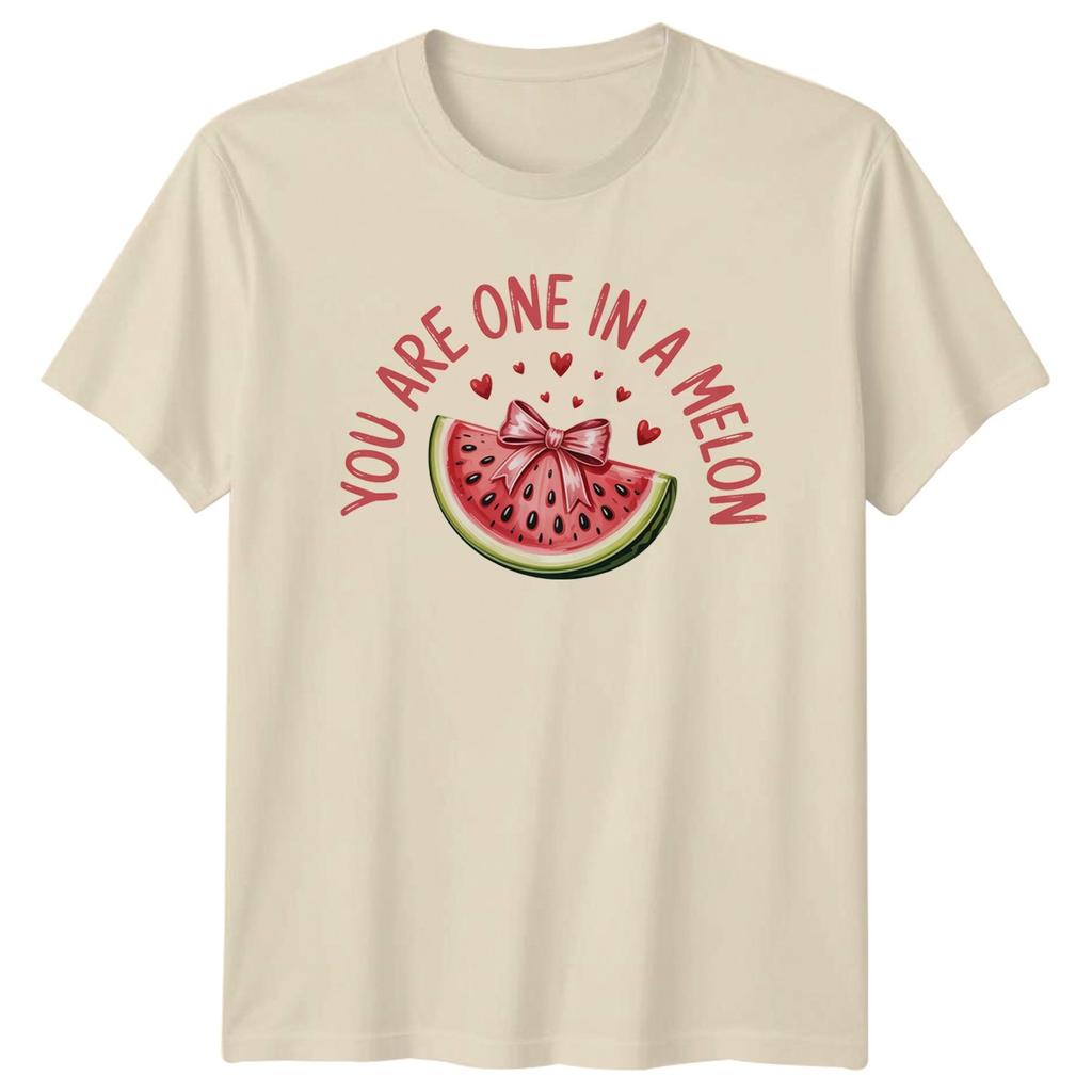You Are One In A Unisexs TShirt Watermelon Pun Food Day Gift For Her