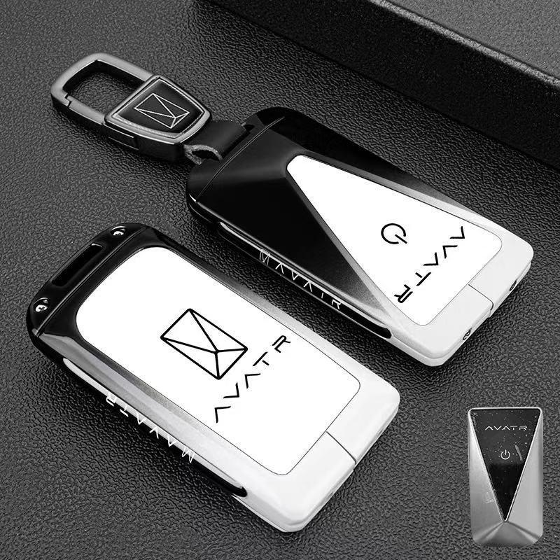 Compatible Key Case for Avat Avatr 06T - 2026 Model, Fits 07L New, 06/12 Remote, 07/11 Cars; Bag Buckle Shell Accessory.