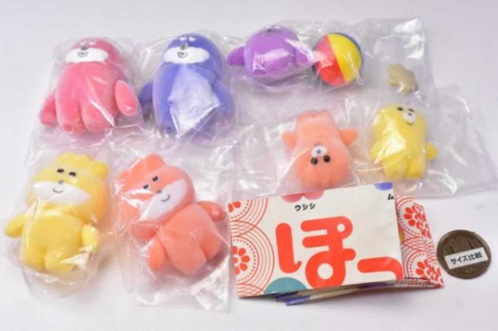 Pokkoshi Figure Collection Vol.1 x Complete Set of 6 Figures, Full Set, Gachapon Capsule Toy