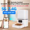 6L 5G Smart Camera APP Automatic Pet Feeder Time For Cats Dog Dry Food Bowl Video Dispenser With Night Vision Function