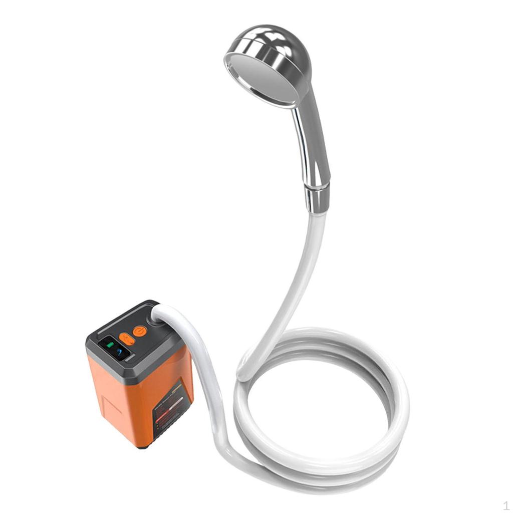 Electric Outdoor Shower Portable Handheld Camp Camping for Travel