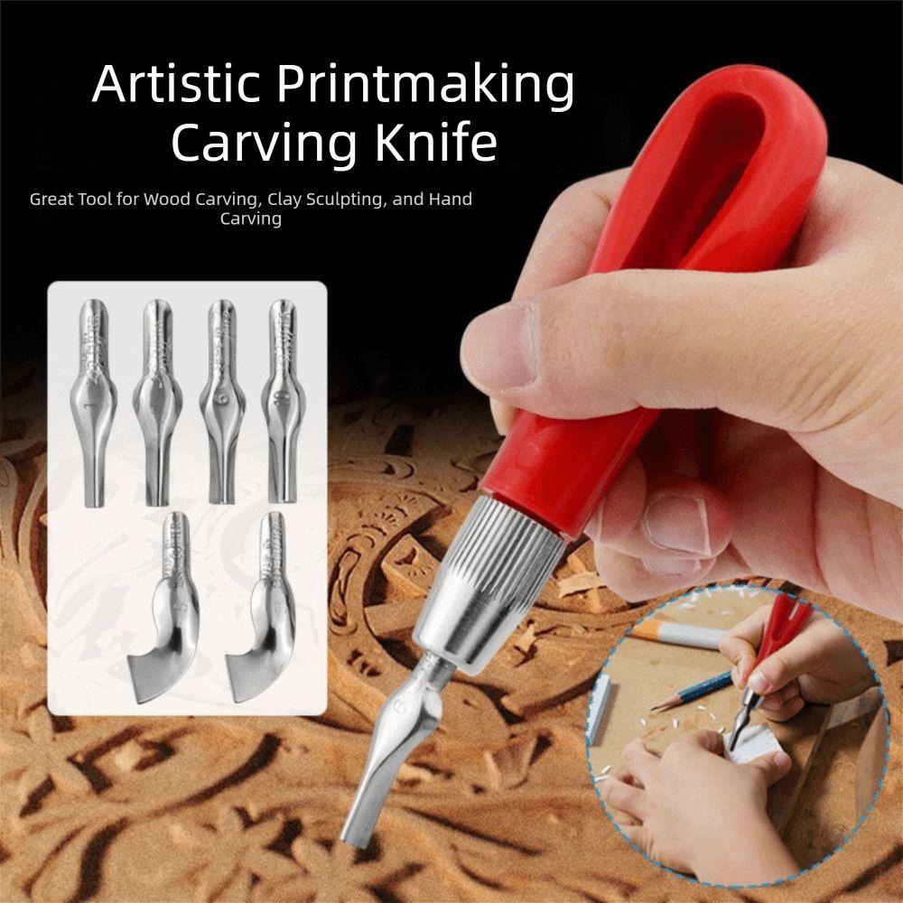 Ergonomische Rubberen Blok Stempel Kit Stempel Maker Snijgereedschap Kunstbenodigdheden