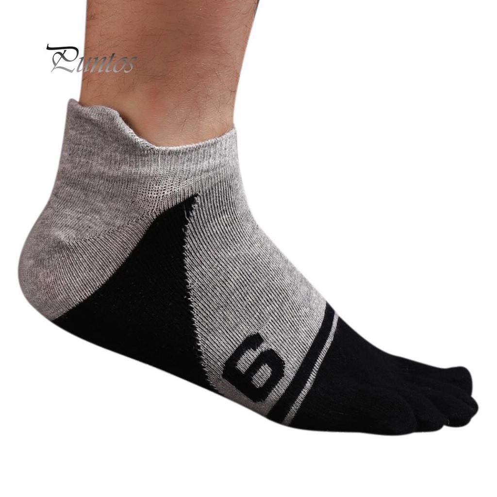 Men's Five Fingers Toes Comfortable Soft Boat Socks