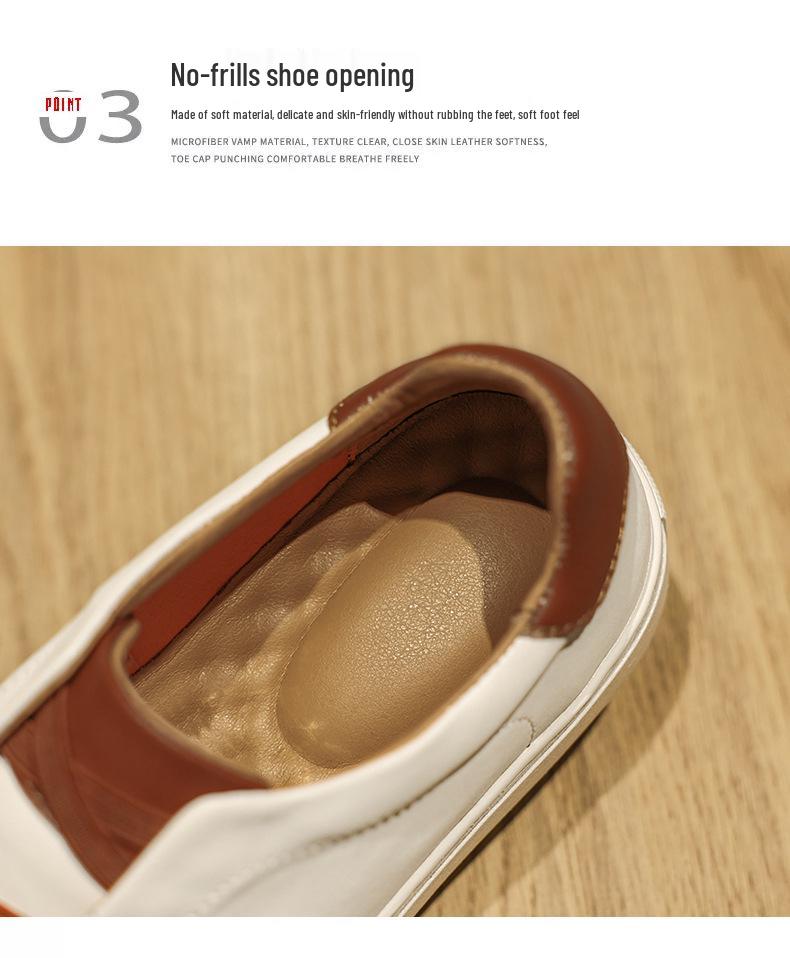 Herbstliche Freizeit-Lederschuhe für Herren von großer Marke - Vielseitig, Modisch, Trendige weiße Sneaker