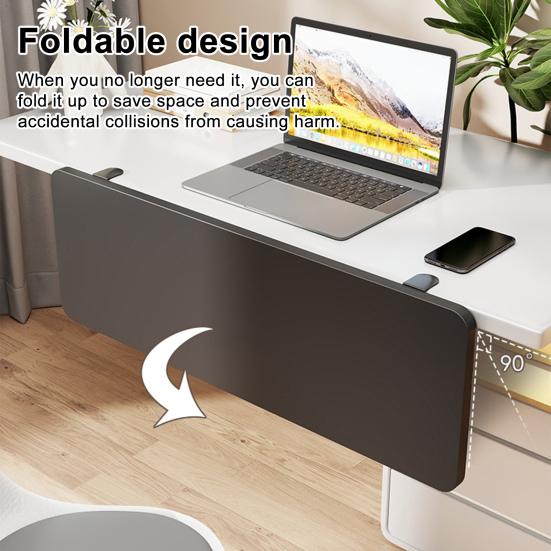 Bordforlengerplate med justerbar klemme Sammenleggbar Universell Hjemmekontor Databord Tastaturholder Armstøtte Bordforlengerplate