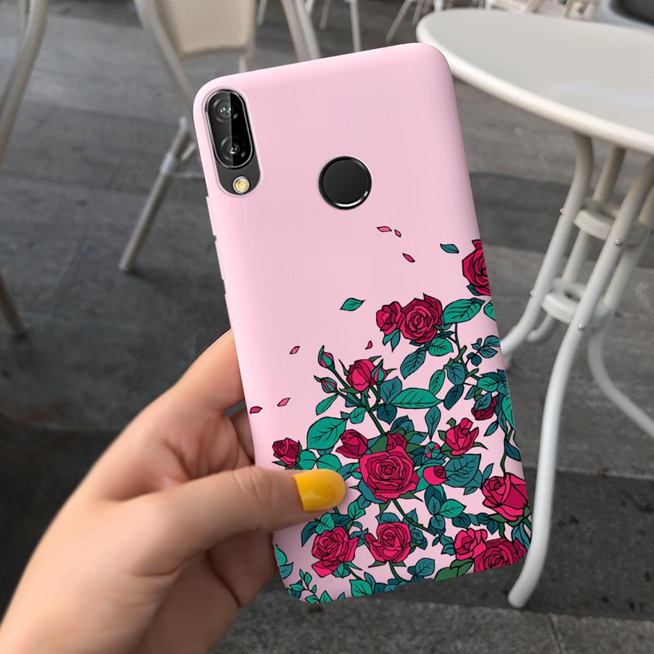 For Huawei P20 Lite Case Phone Cover Cute Love Heart TPU Protective Bumper Shell For Huawei P20 Lite ANE-LX2 Nova 3E Soft Fundas
