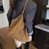 Women's Large Capacity Suede Shoulder Tote Bag Retro Casual Daily Work Travel Hobo Bags 2026 New Luxury Fashion Handbags
