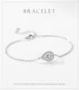 Moissanite 925 Sterling Silver Water Droplet Shaped Bracelet Popular Affordable Luxury Elegant Geometric Cross Wedding Gift