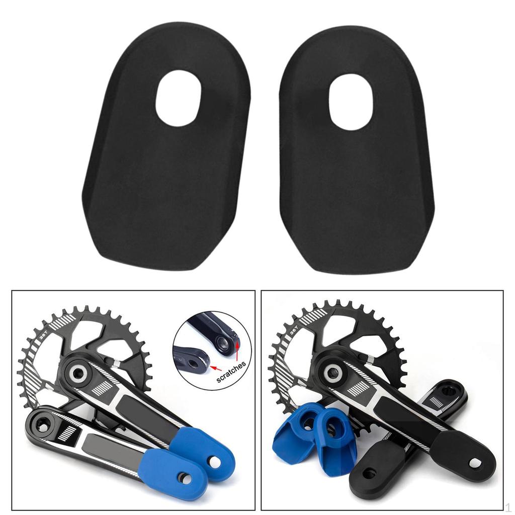 1 Paar Dustproof Mountain Bikes Crank Arm Crankset Covers, Cycling Crankarm Protective Boots