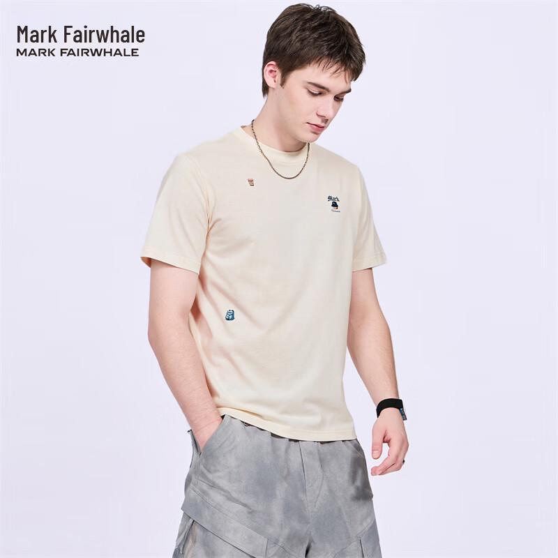 

Mark Fairwhale Men s Embroidered Antibacterial Short Sleeve T-Shirt 2XL