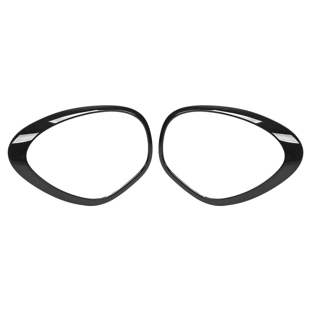 2 Stück Glänzend Schwarz Scheinwerferring Verkleidung Links Rechts 51139801573 Ersatz für Cooper R60 Countryman