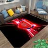 1pc Football Club Rug, Comfortable Printed Home Area Carpet, Cozy Office Chair Rug