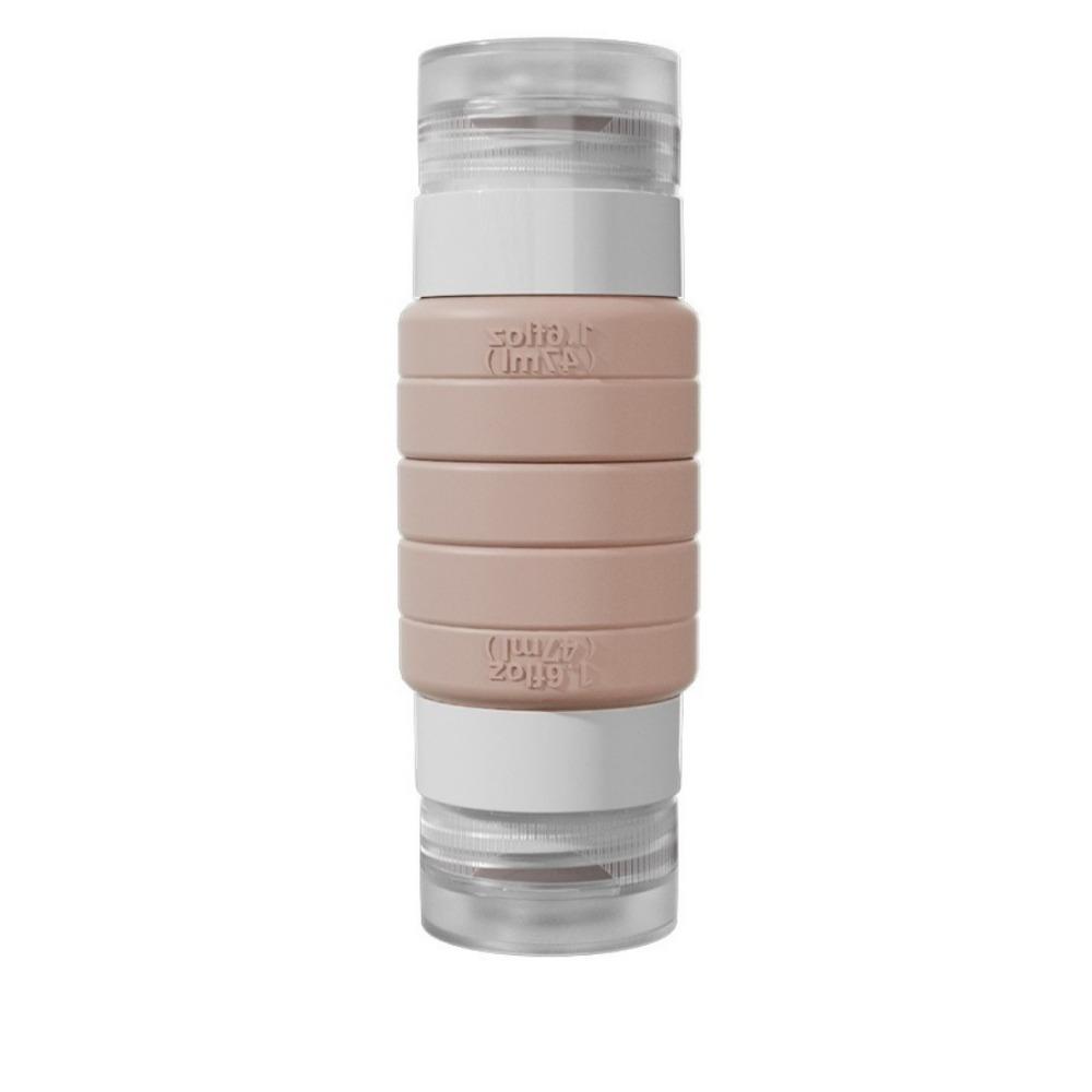Leak-proof Double-Head Travel Bottle 2 in 1 Squeeze Bottle Packaging Bottle  Lotion Storage