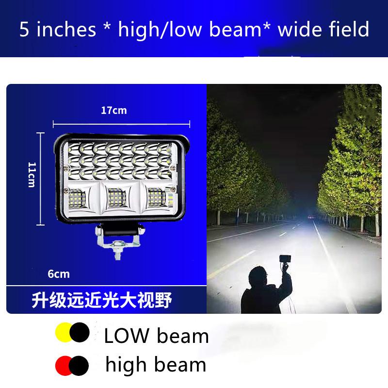 1X LED spotlight 12-80V strong light super bright spotlight reversing light waterproof Fog light car truck general headlight