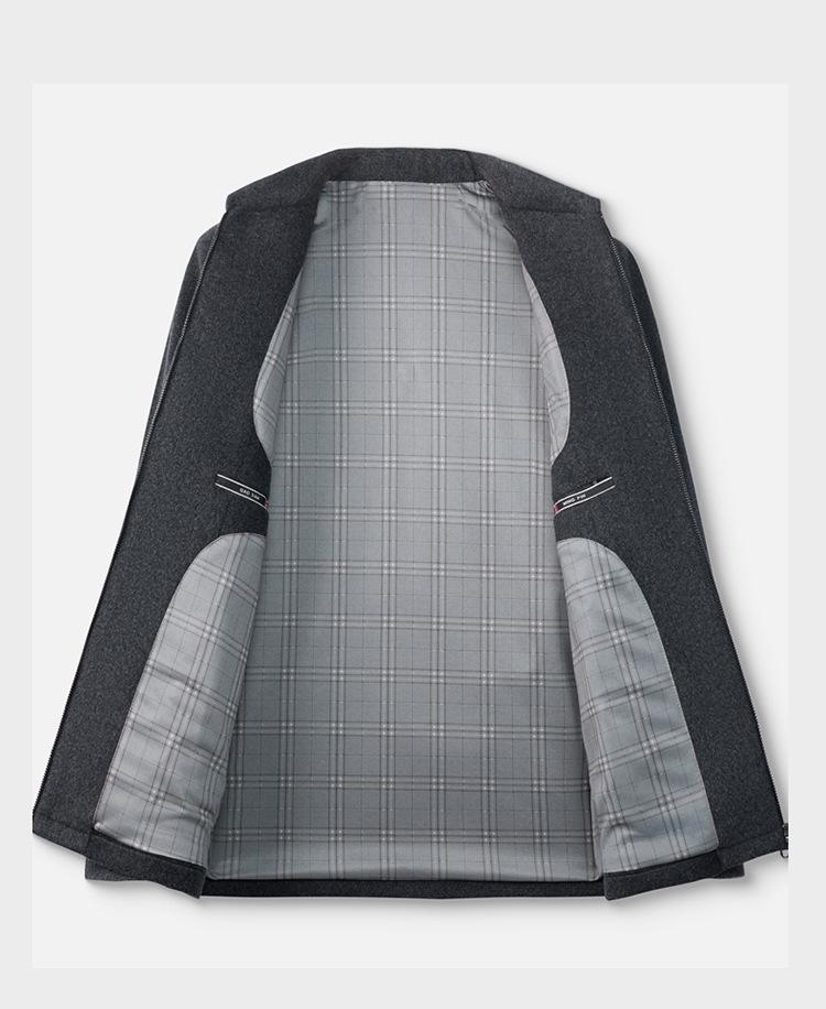 2025 Men's High-End Wool Lapel Jacket - Autumn/Winter Bestseller