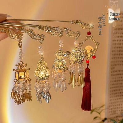 Lotosová lucerna Třásně Vlasová spona: Všestranný vlasový doplněk ve vílím stylu