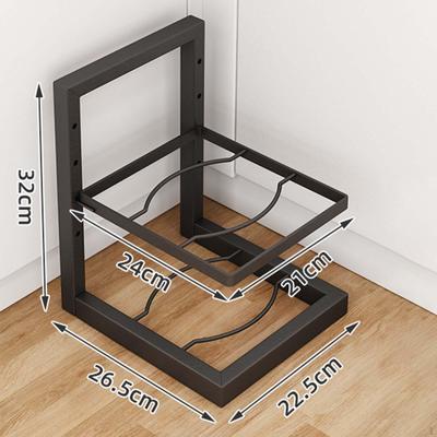Pan Organizer Pot Rack Multi Layer Reusable Heavy Duty Lid Holder Storage for